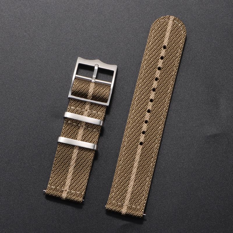 Premium Nylon Uhrenarmband für Rolex 20mm 22mm Militärarmband für Seiko Stoff Leinwand Armband für Damen Herren Armee Sport Armband