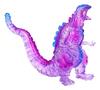 Character Content Production Middle Size Series Godzilla EX Godzilla 4th Form Radiant Heat Ray Clear Purple Approximately 135mm PVC Soft Vinyl Figure