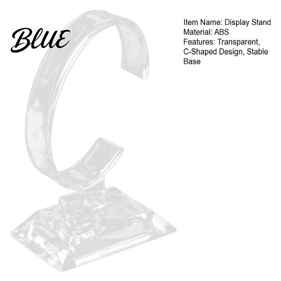 Shop Counter Watch Holder Clear Display Stand Acrylic C Shape