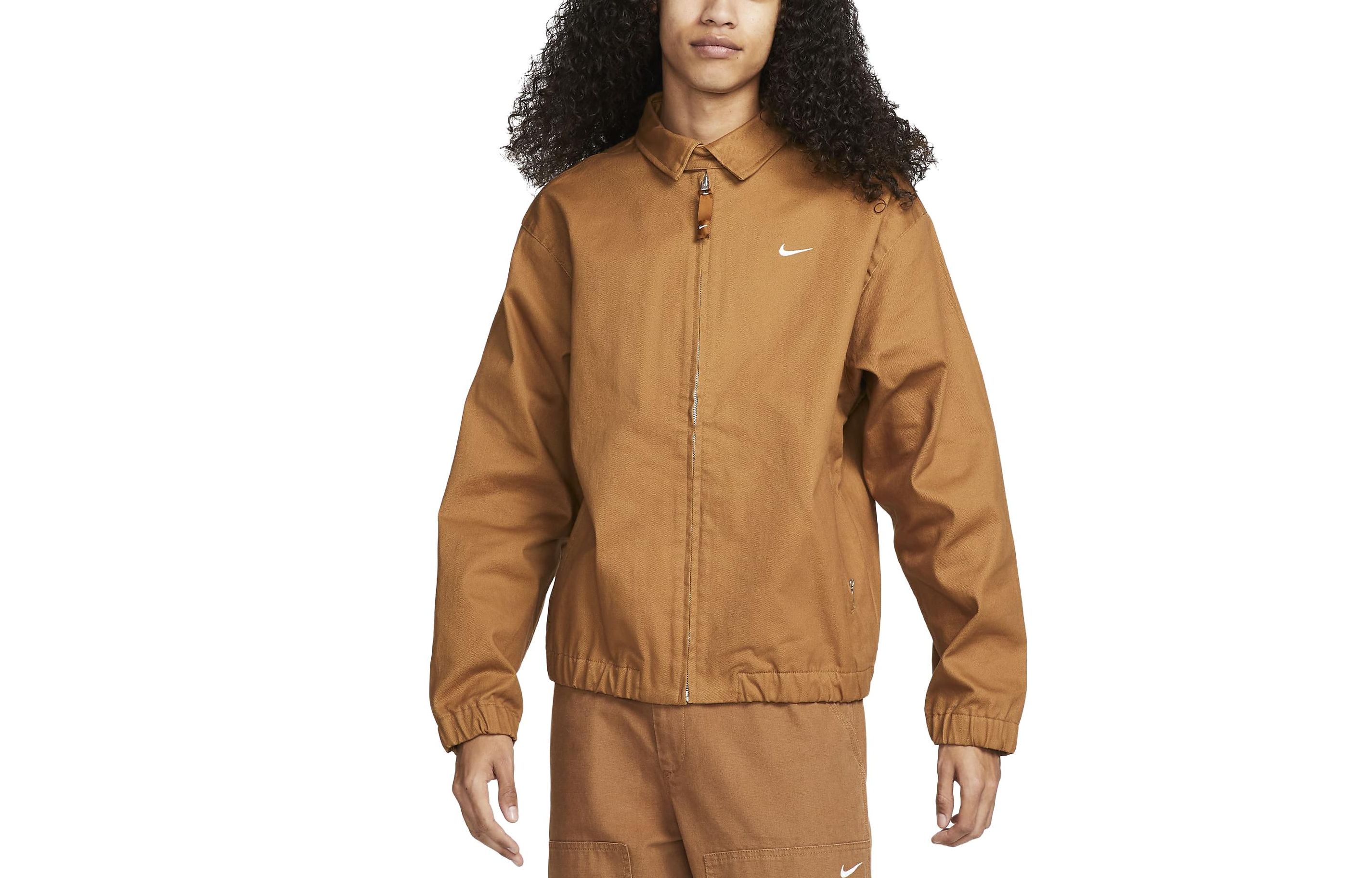 Nike Jackets Unisex Brown Lapel Moderate Other DQ6334-270 XL
