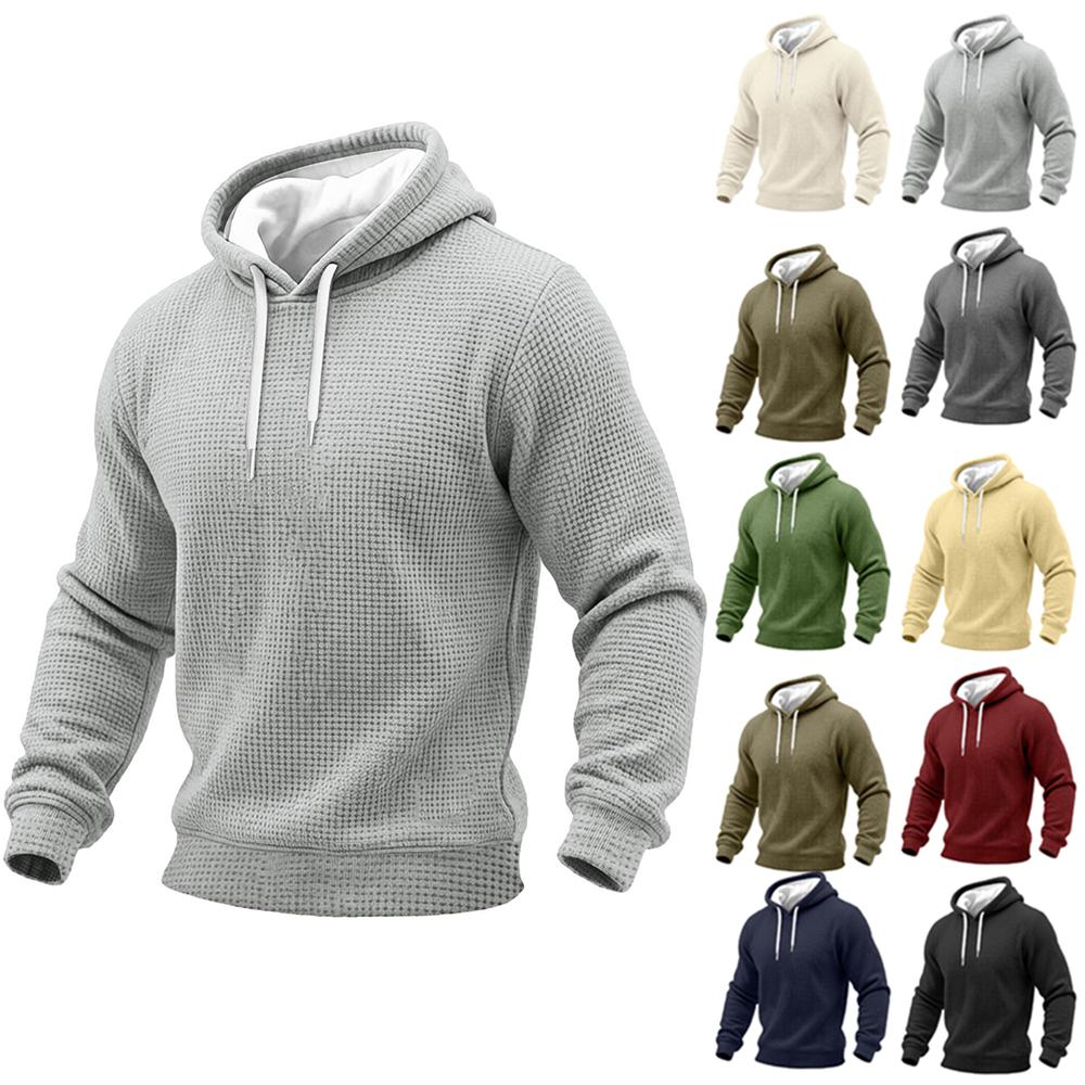 Men's Hooded Sweatshirt Long Sleeve Drawstring Casual Pullover