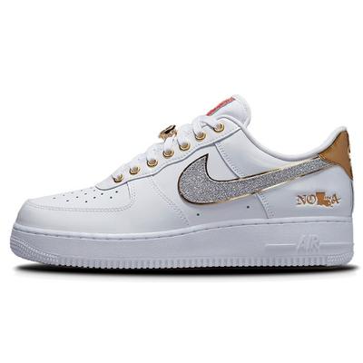 Air Force 1 Low NOLA Herren-Sneakers Weiß Mehrfarbig Metallic-Gold DZ5425-100