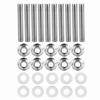 Stainless Steel Header Black Exhaust Manifold Head stud Bolt Kit Bolts for Honda Acura