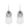 Retro Earrings Women's Ethnic Style Fringed Earrings Xinjiang Ancient Style Earrings Festival Scenic Accessories