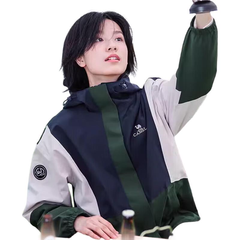 CAMEL Unisex Panda Triple-Protection Outdoor Windbreaker Jacket