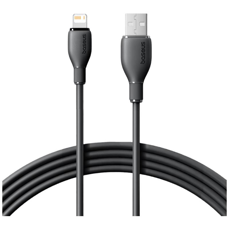 Baseus 2.4A Fast Charging Data Cable for Apple Devices чёрный