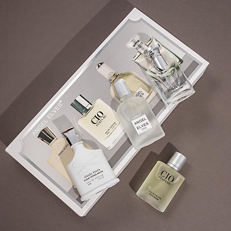 Men's Perfume Gift Box Love White Tea Fragrance and Grass Mountain Spring Ideal Mountain Home Men's Perfume Four-piece Set