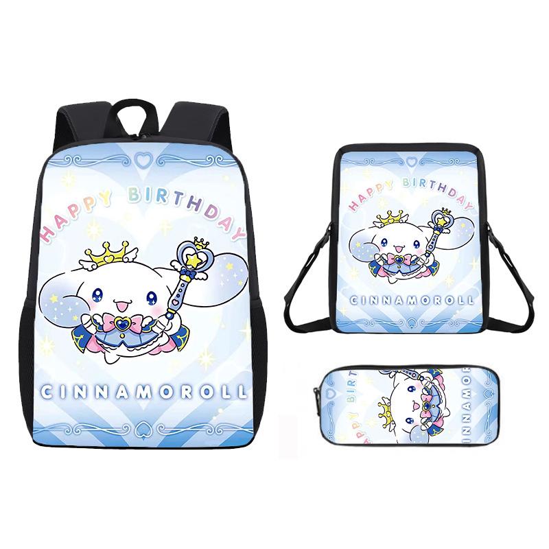 Big-Eared Dog Yugui Dog Cinnamoroll Student Schoolbag Cartoon Print Children'S Backpack