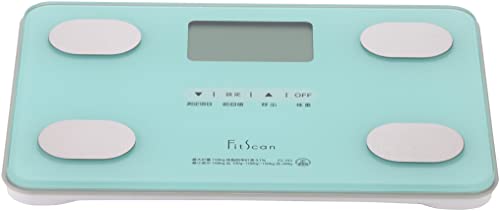 TANITA FS-102 GR FitScan Body Composition Monitor, Green, Powers On When You Step On It