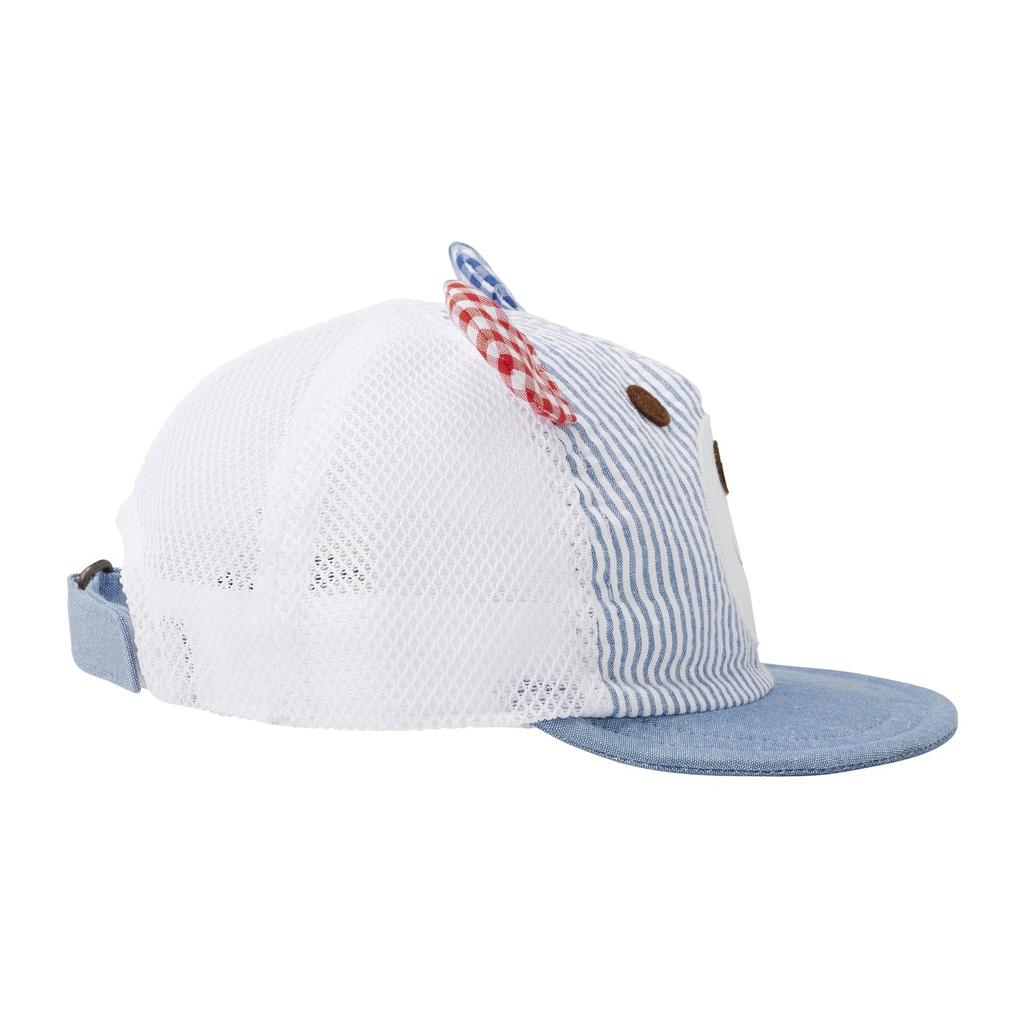 [MIKIHOUSE HOT BISCUITS] Cap for boys and girls, baby, children's clothing, blue, M (50-52cm) 72-9106-681