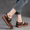 Johanature Retro Lightweight Flats Genuine Leather Casual Comfort Versatile Women's Shoes
