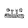 Elastic Shoelaces For  Round Shoelaces Without Ties Stretching Lock Kids Adult Lazy Shoes Lace Accessories 1 Pair