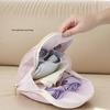 Travel Additions/Three-In-One Storage Bag for Underwear/Socks/Panties/Business Trips/Portable Clothing Bag/Zipper Closure/Convenience/Lingerie/Bras