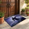Floor Mat Soft Flannel Rug Non-Slip Absorbent Mat for Bathroom Bedroom Home Decor D-Destiny