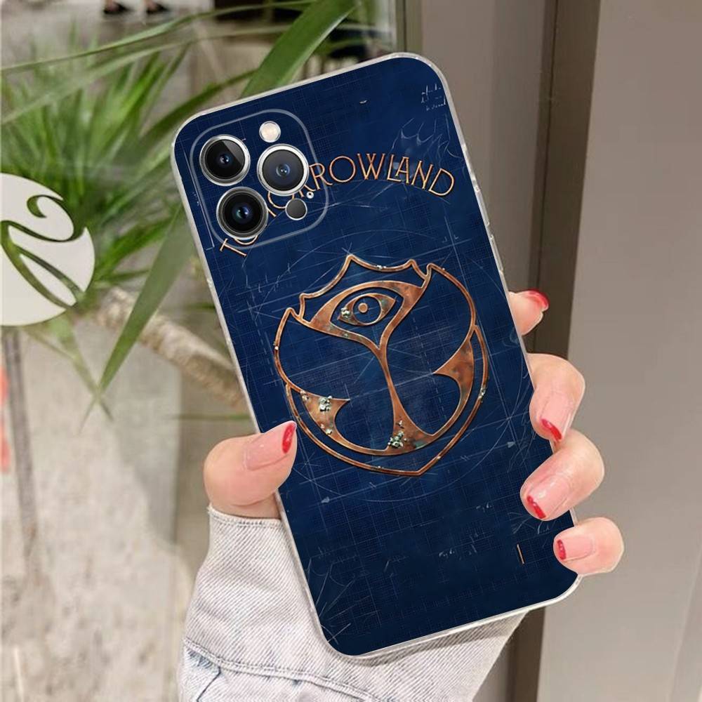 T-tomorrowland Phone Case For IPhone 17 16 15 Plus 14 13 Mini 12 11 Pro Max Soft Shell Cover