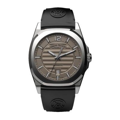 Tramelan J09 Grey Dial Automatic A660AAA-GR-GG4710N Black Rubber Strap Men's Watch