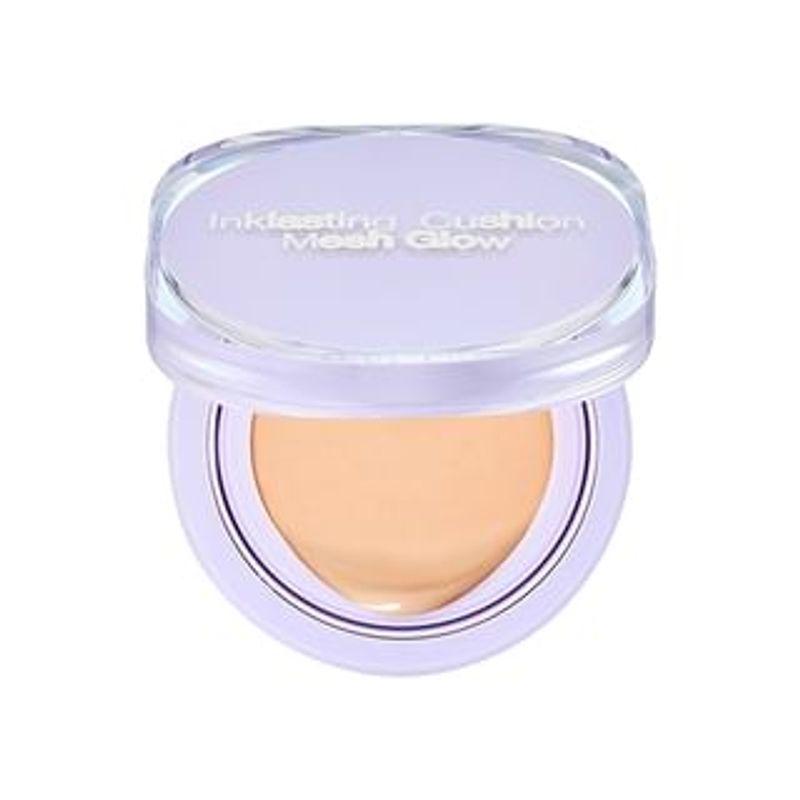 THE FACE SHOP - Ink Lasting Cushion Mesh Glow - 3 Colors #V201 Apricot Beige