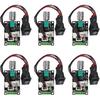 6pcs 6V 12V 24V 28V 3A 80W DC Motor Speed Controller PWM Speed Regulator Adjustable Reversible Switch 1203BB DC Motor Driver Reversing