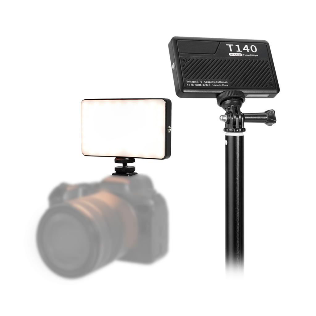 Bi-Color Portable Photography Fill Light with 3 Light Modes for Camera Tripod Selfie Stick Travel