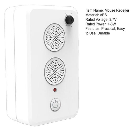 Ultradźwiękowe urządzenie odstraszające nietoperze, ładowalne, regulowany system odstraszania nietoperzy, odstraszacz myszy