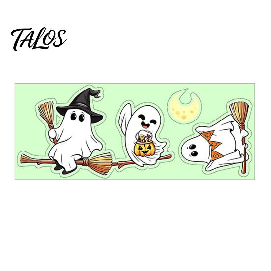 Creative Indoor Outdoor Wall Art Halloween Glow-in-the-Dark Stickers, Cute Cartoon Pumpkin Ghost Decals, Waterproof Glow in The Dark Stickers