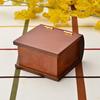 Wooden Hand-operated Book Shape Music Boxes Creative Home Decoration Birthday Gift Music Box