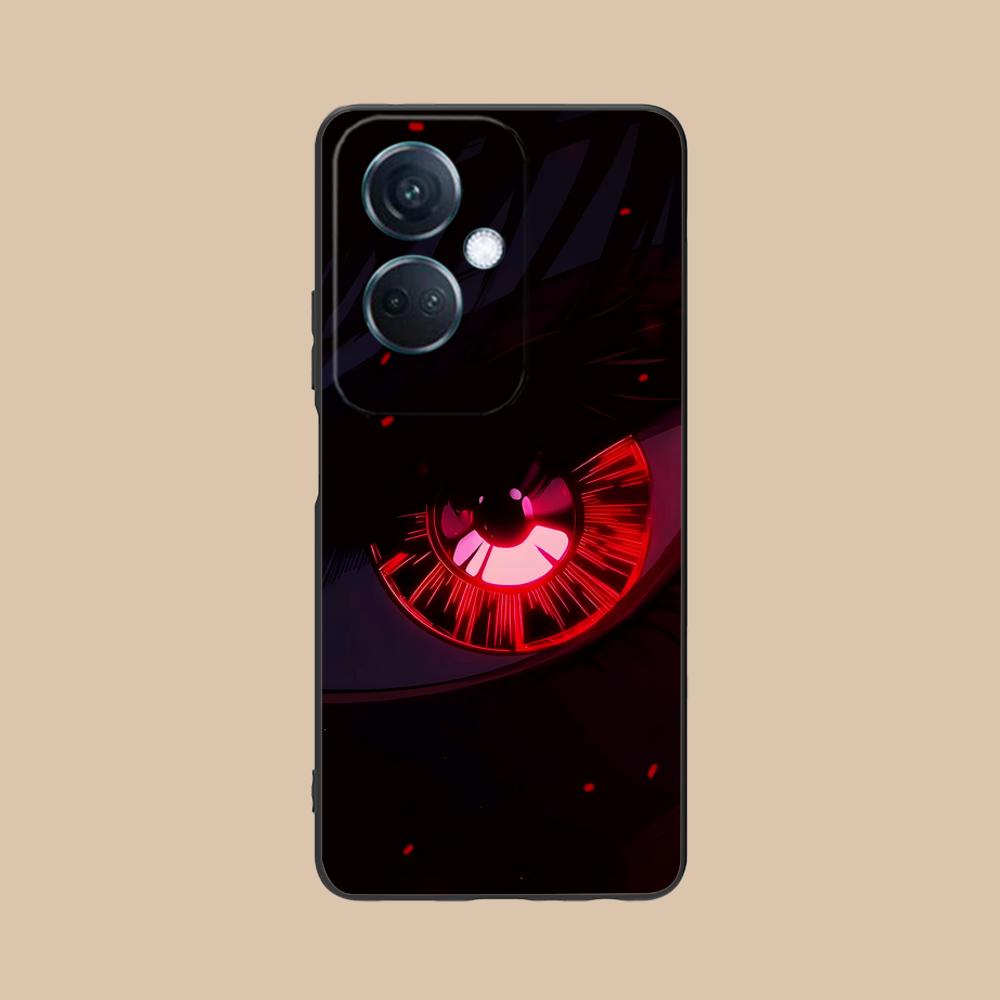 Anime Eyes Phone Case for OPPO Reno 14 13 12 11 10 9 8 7 6 5 F T Pro 5G Soft TPU Shockproof Cover