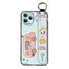 Ring Lanyard Phone Case For Blackview A95 Waterproof Silicone Anti-dust Wristband Cartoon Back Cover Durable Shockproof