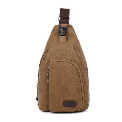 Men'S Breast Bag Sports And Leisure Canvas Messenger Bag Korean Version, Shoulder Bag Men'S, Backpack, Men'S Bag