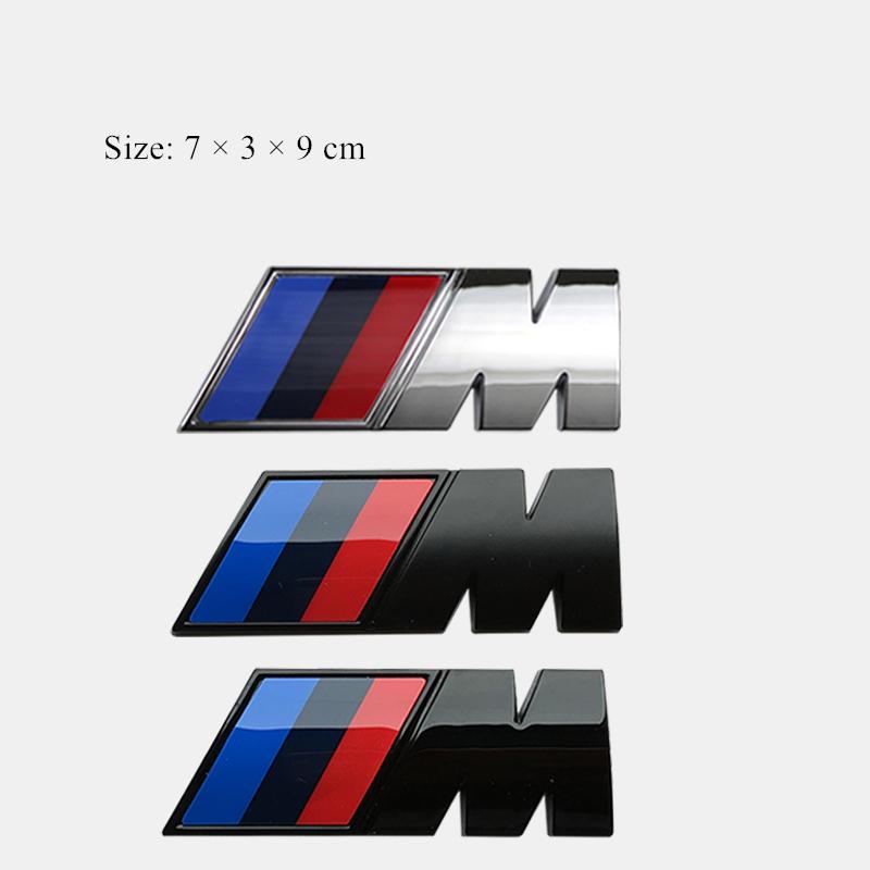 Car Valve Core BMW 3D Electroplating Emblem Stickers Trunk Decorative Stickers For BMW M X5 E91 E70 F11 E30 F31 X3 F25 E61 E83 JK4