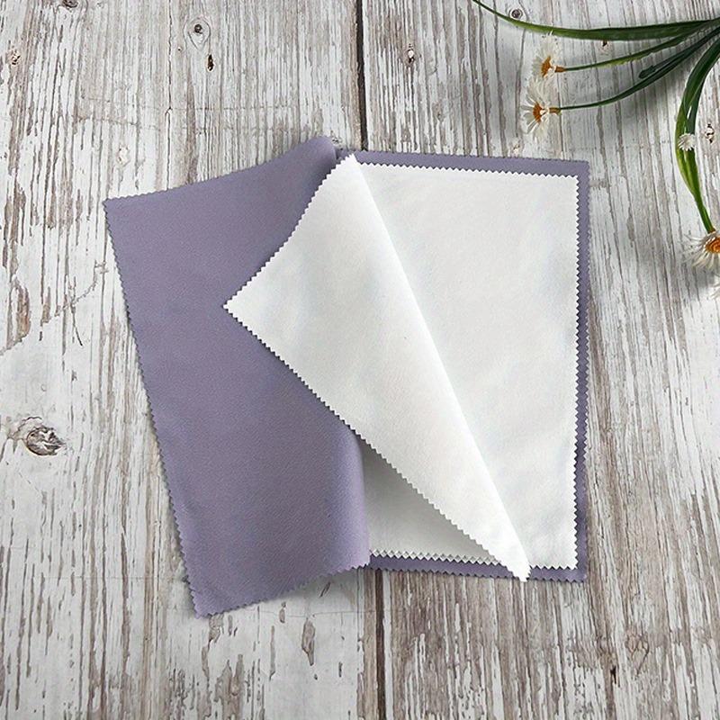 Sterling Silver Polishing Cloth Set Jewelry Cleaning Cloths Soft Wipe Wiping Cloth Keep Jewelry Shining Tools
