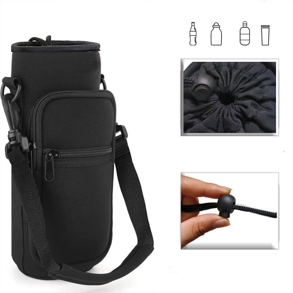 Insulated Drink Holder Thermal Holder Bag Ridings Water Bottle Carrying Pouches Running Water Bottle Carriers Sleeve