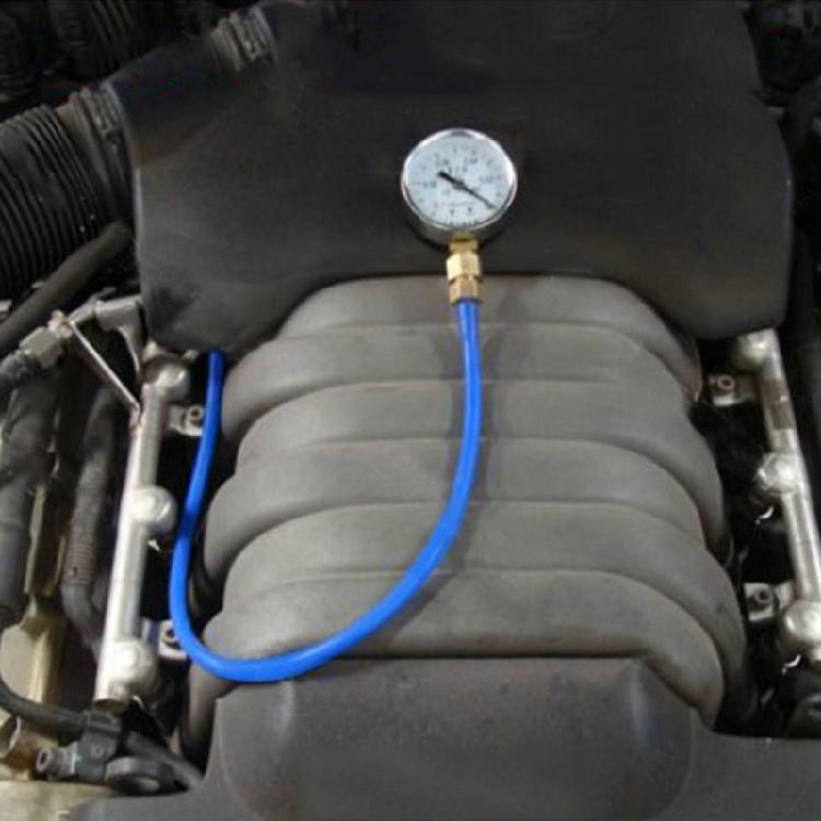 Car Exhaust Back Pressure Tester Set Pressure Gauges Test Tool Fuels Pump Vacuum Gauges Pressure Tester