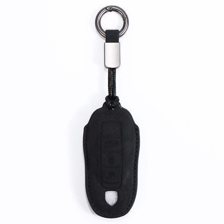 Porsche Key Case Protective Shell for Cayenne, Panamera, Macan, 911, 718 - Full Wrap High-End Buckle.