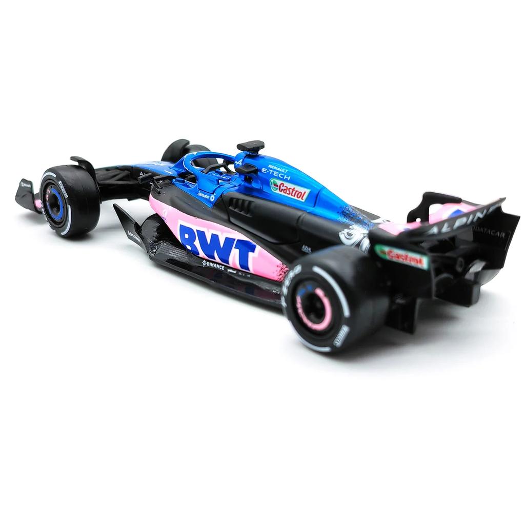 ABBP1 Bburago 1:43 BWT Alpine 2023 A523 #10 #31 F1 Racing Formula Car Static Simulation Diecast Alloy Model Car