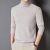 FENGXUN Herren 100% Reine Wolle Rollkragenpullover FXT6448