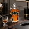 Whiskey Decanter Sasquatch Foot Bottle, Shaped Glass Wine Kitchen Bottle Decorative Liquor for Home Bar Parties High Borosilicate