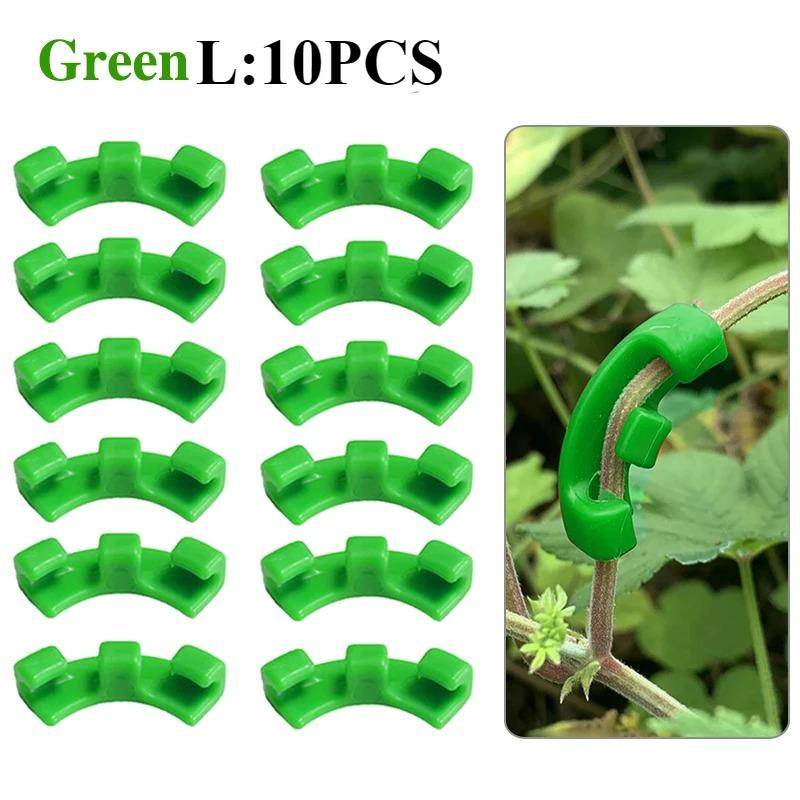 

10/20/50pcs 90 Degree Plant Benders Trainer Growth Manipulation Tutors For Plants Clips Bending Twig Clamps Branche Accessories Green(L*10PCS)