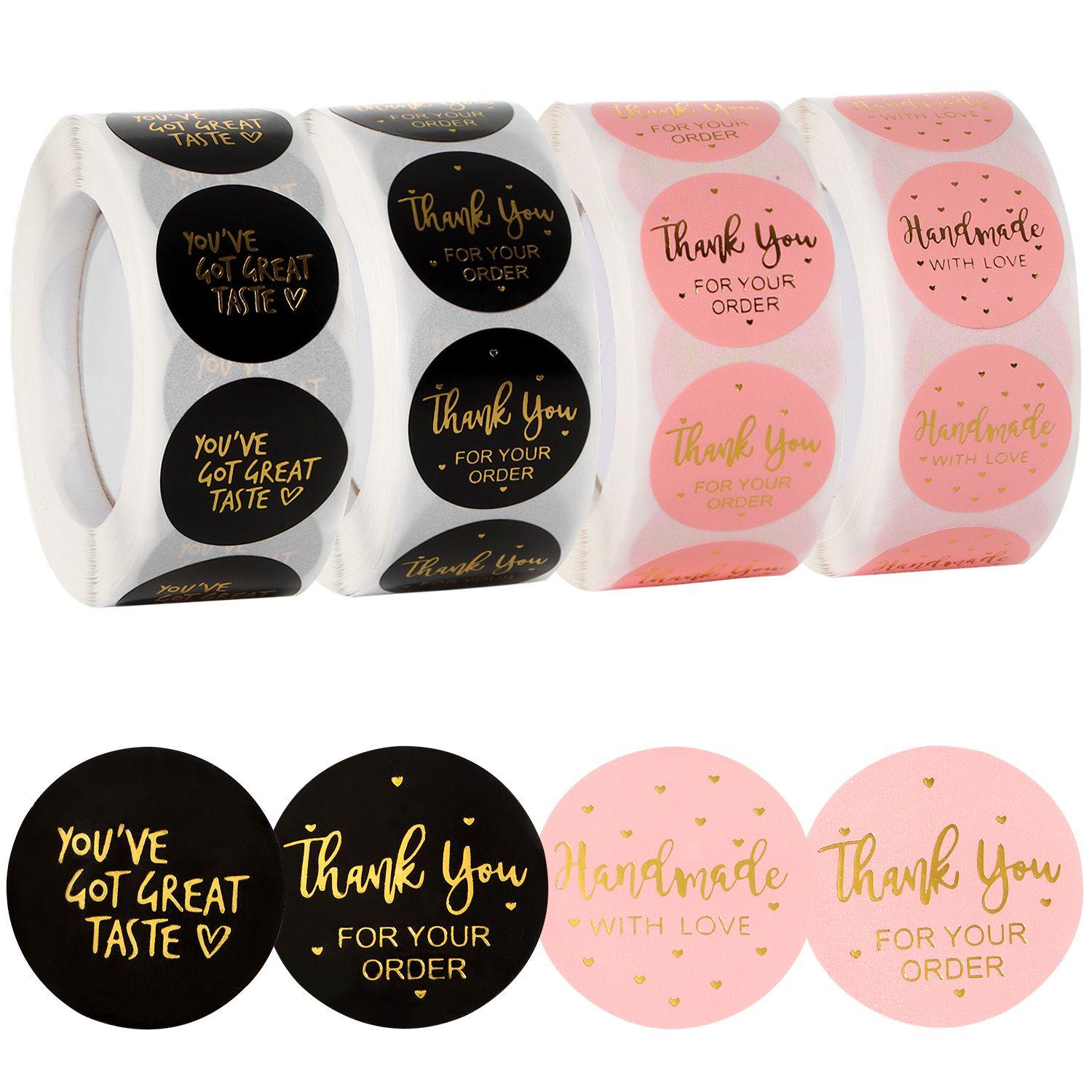 

Paper Made Business Спасибо Простые в использовании наклейки «Спасибо» Рулонная наклейка Подарочная коробка Упаковочная печать Этикетки