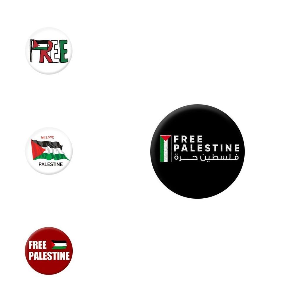 Palestine Flag Emblem Badge Hot Selling Iron Cross-border On