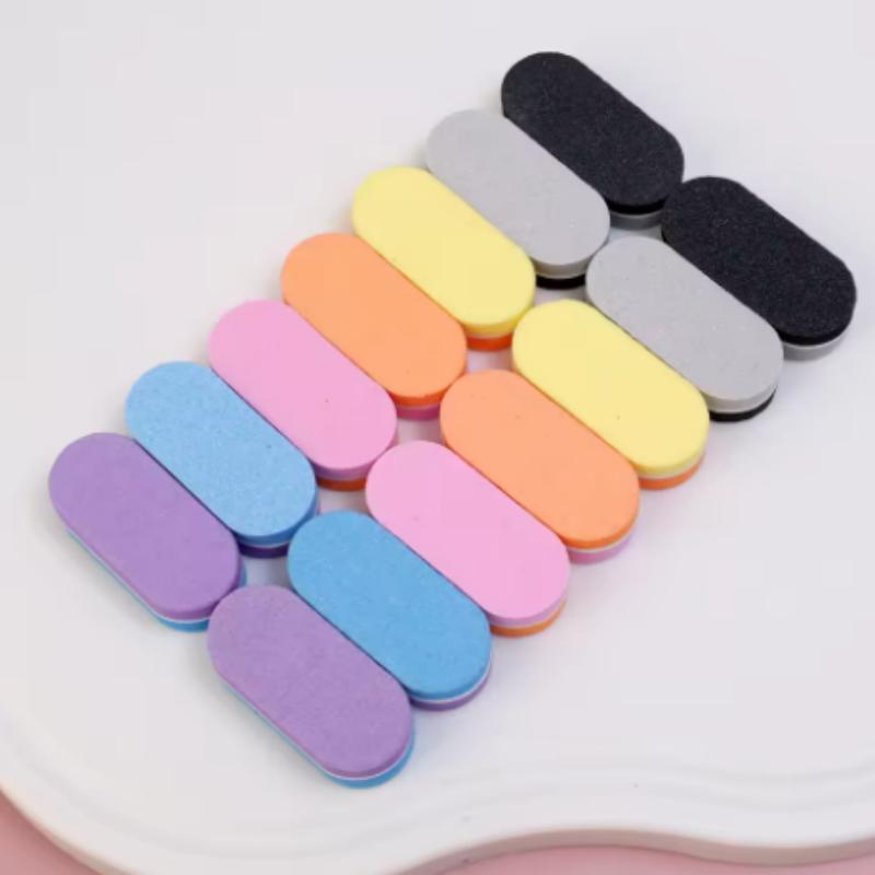 10/50/100pcs mix Nail Supplies Mini Nail Sponge Files Buffer Block Double Side Buffing Gel Nail Polish Manicure Tools Kit