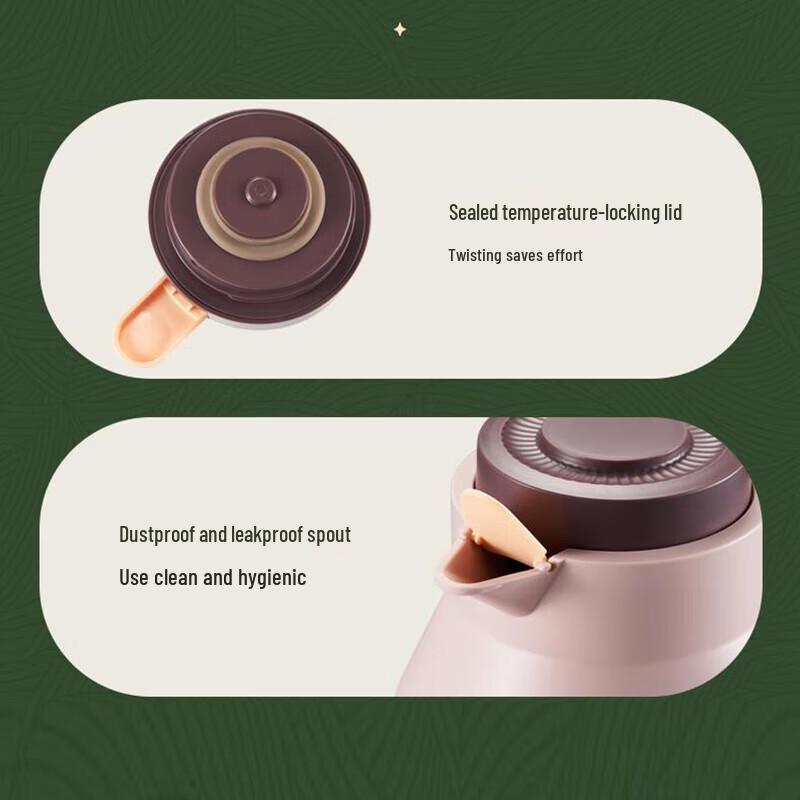 SUPOR 1.45L Glass Liner Thermos
