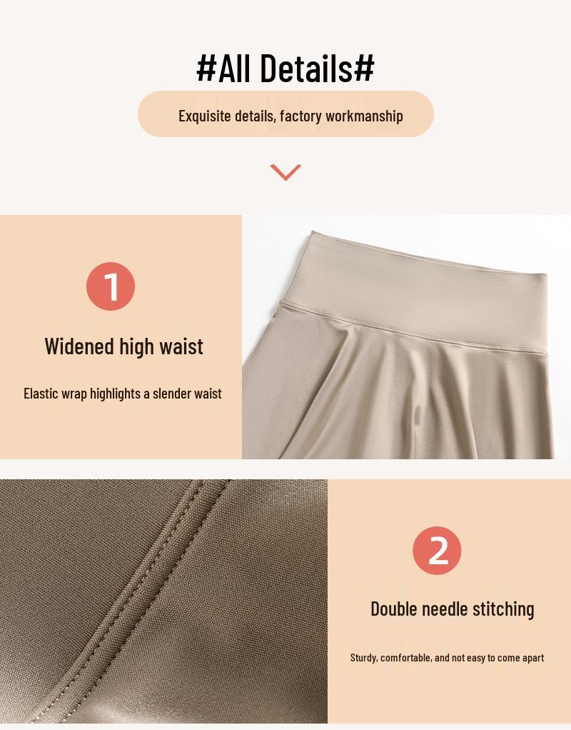 Versatile Women's Slimming Plus Size Yoga Leggings with Skirt Overlay - Nine-Point Summer Pants