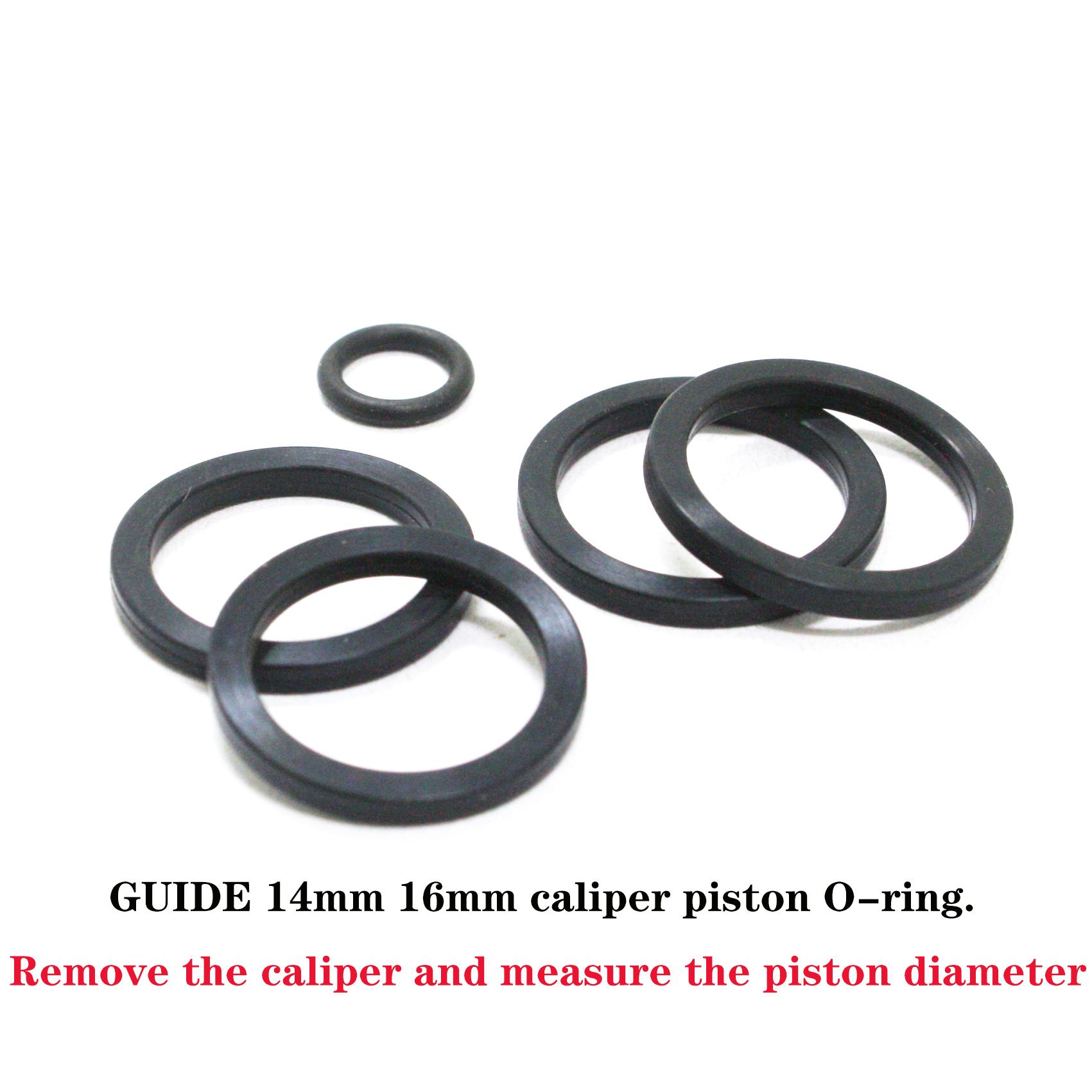 For SRAM GUIDE R RS RSC CODE AVID E7 E9 trail four-piston caliper O-ring seal brake piston 14mm 16mm O-ring