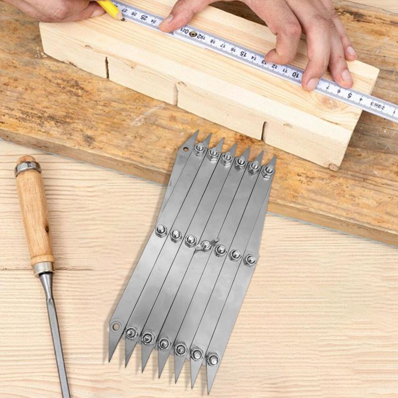 Marking Gauge Center Finding Tool Equal Distance Divider Precise Measurement Woodworking Tool for Carpentry DIY Projects