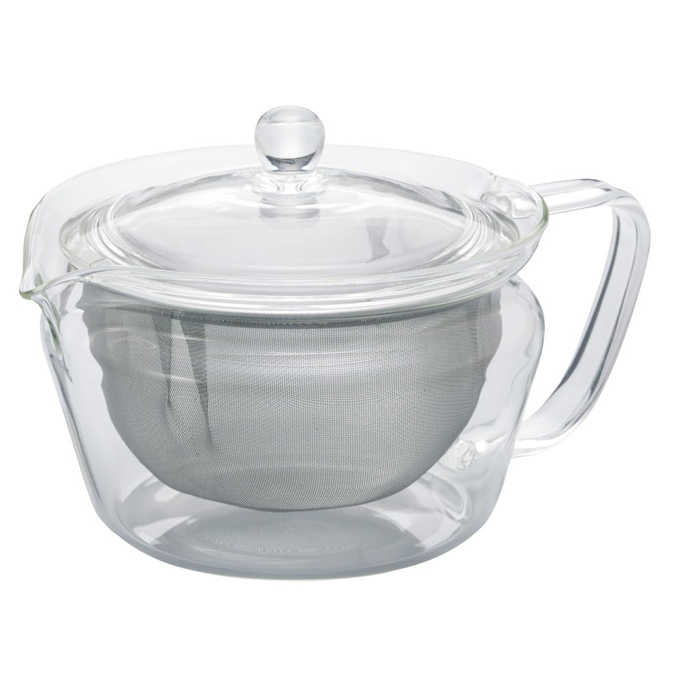 Hario [Chacha Zen Kyusu] Enjoy Japanese Tea In Style with This Heat-resistant Glass Kyusu. Gift Wrapping Available. Model Number CHZ-45T
