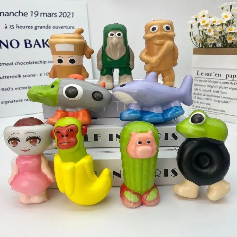 Italiano Brainrot Brinquedo Criativo de Apertar Engraçado Tung Tung Sahur Tralalero Tralala Brinquedo Tubarão Derivado Periféricos Ornamentos Presentes