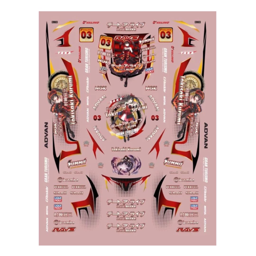 

Декаль Иташа Спецификация Спонсор Миникар Кастом 1/64 D-271 [Продукт] фиолетовый