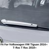 Rear Window Wiper Arm Cover Trim ABS Chrome Exterior Accessories For Volkswagen VW Tiguan 2016 - 2025 / T-Roc T Roc 2018 - 2025