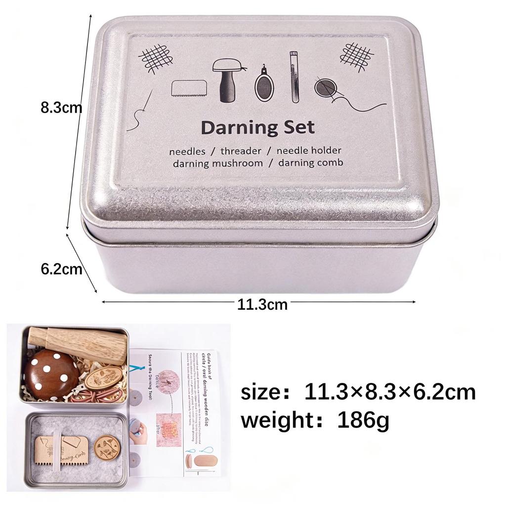 Wood Mushroom Craft Tool Suitable for Darning Embroidery Quilting and Various Textile Art Projects Home or Workshop